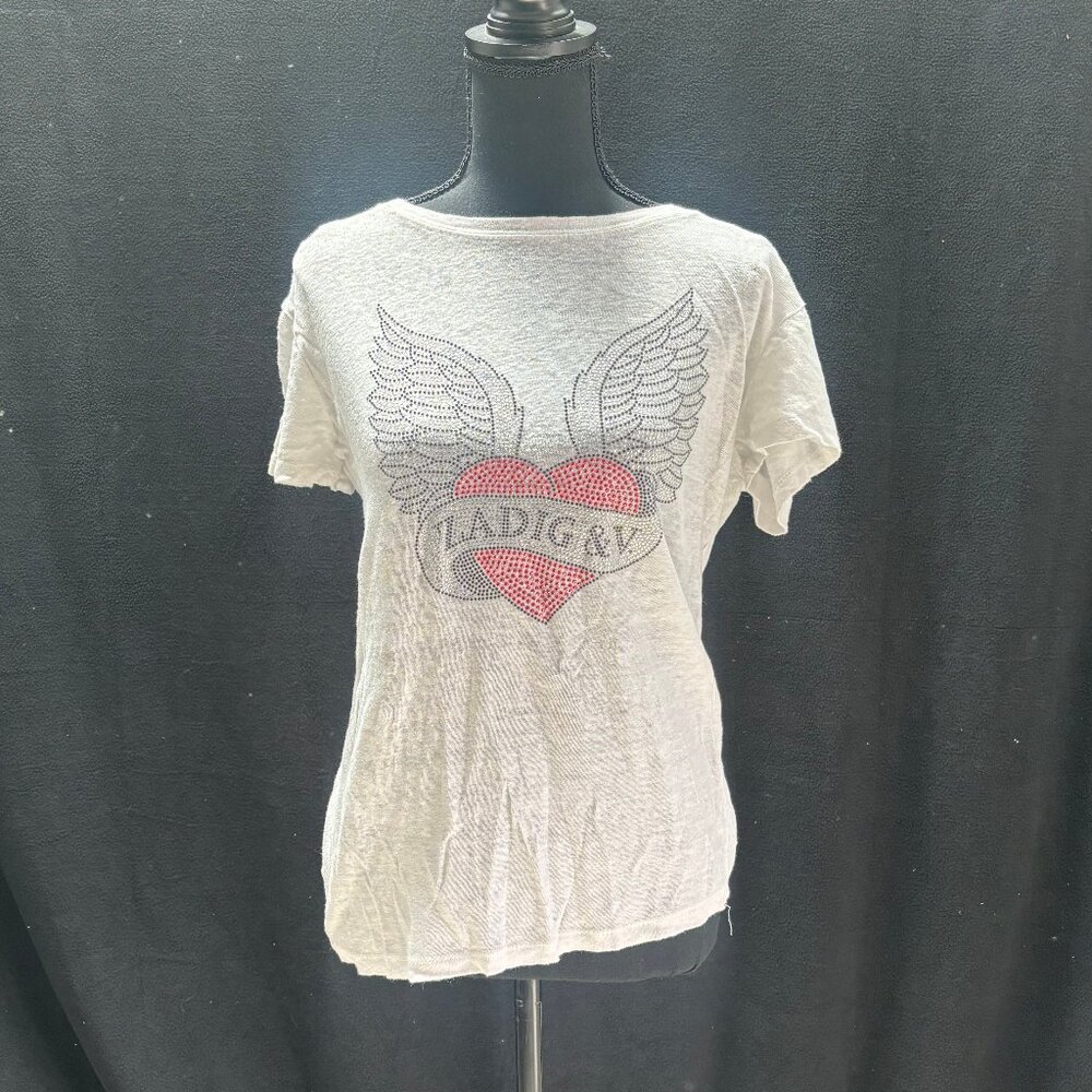 Zadig and Voltaire T-shirt with rhinestones